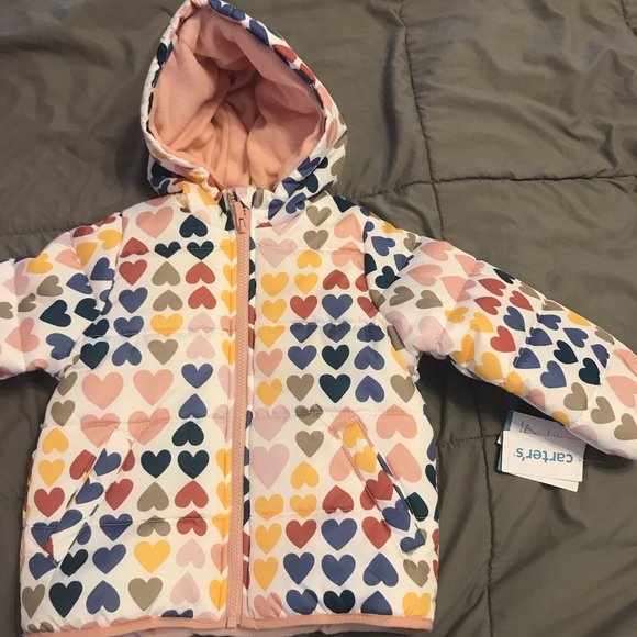 NWt 18 3t or 24 m carters winter coat jacket girls - Picture 2 of 8